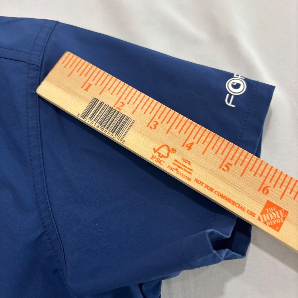 Carhartt Liberty V-Neck Scrub Top Navy Blue HCA Florida Healthcare Women S - Picture 5 of 13
